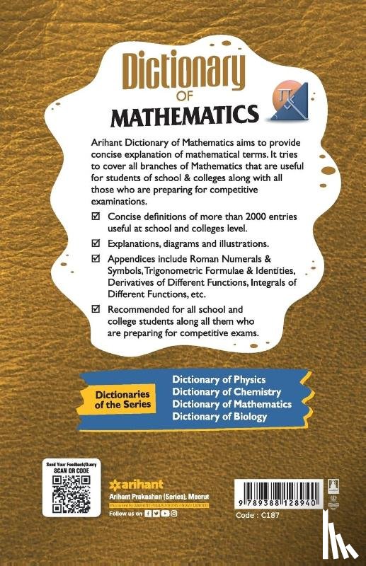Singh, Suraj - Dictionary of Mathematics