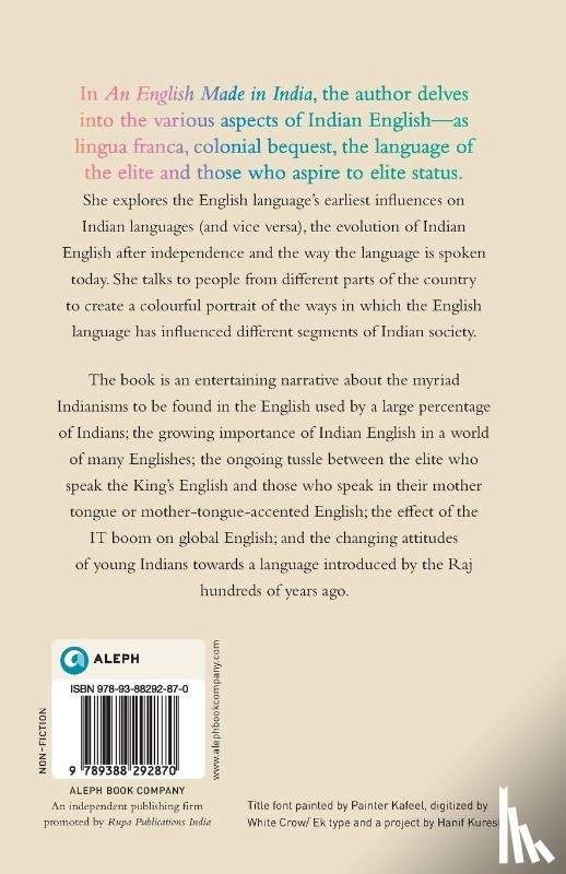 Mohan, Kalpana - An English Made in India