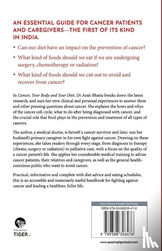Bhatia, Dr Arati - Cancer, Your Body and Your Diet