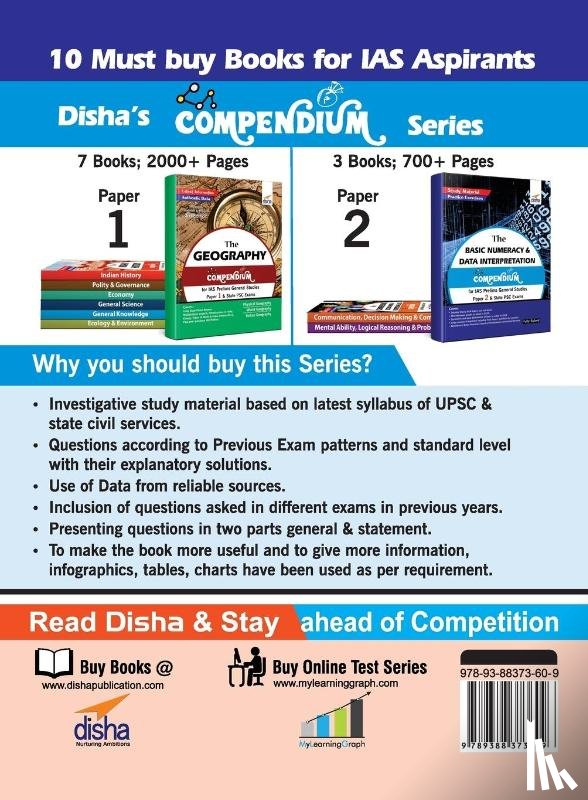 Disha Experts - The Basic Numeracy & Data Interpretation Compendium for IAS Prelims General Studies Paper 2 & State PSC Exams