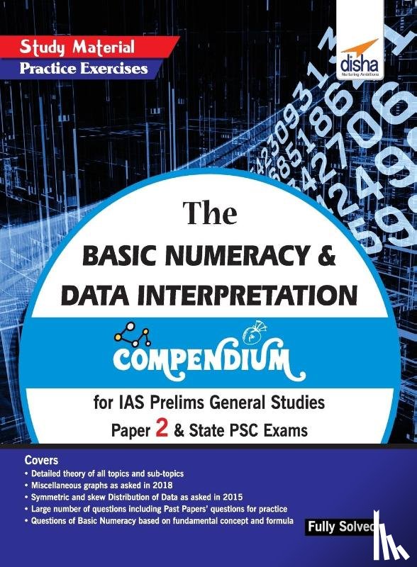 Disha Experts - The Basic Numeracy & Data Interpretation Compendium for IAS Prelims General Studies Paper 2 & State PSC Exams
