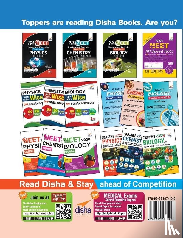 Disha Experts - 42 Years (1978-2019) Jee Advanced (Iit-Jee) + 18 Yrs Jee Main (2002-2019) Topic-Wise Solved Paper Physics