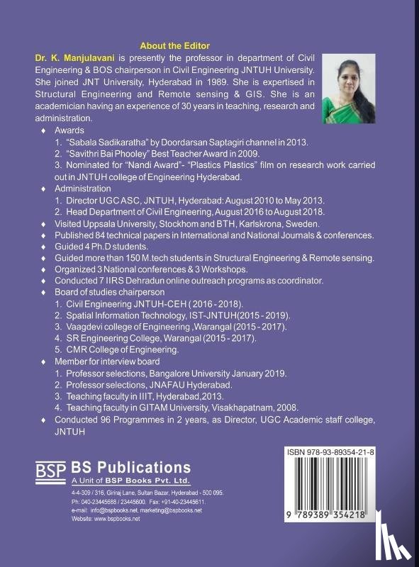 K, Manjulavani - Recent Advances in Civil Engineering