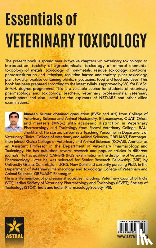 Kumar, Naveen - Essentials of Veterinary Toxicology