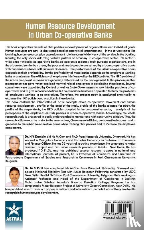 Kamble, H Y - Human Resource Development in Urban Co-operative Banks