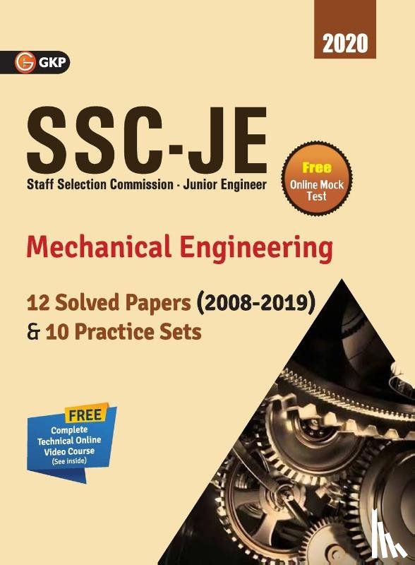 Gkp - Ssc Je 2020 Mechanical Engineering - Solved Paper & Practice Sets