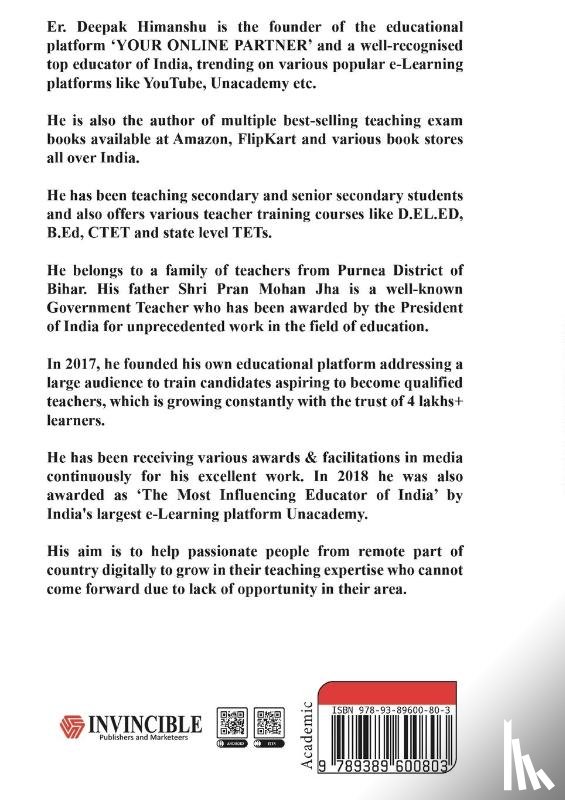 Himanshu, Deepak - CTET & TETS 20 Practice set paper 1 English medium