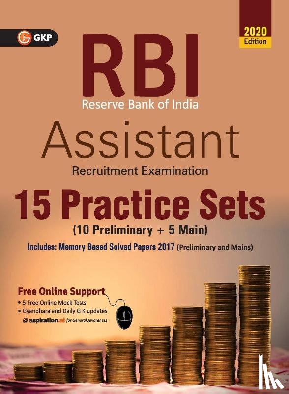 Gkp - Rbi (Reserve Bank of India) 2020 Assistant 15 Practice Sets