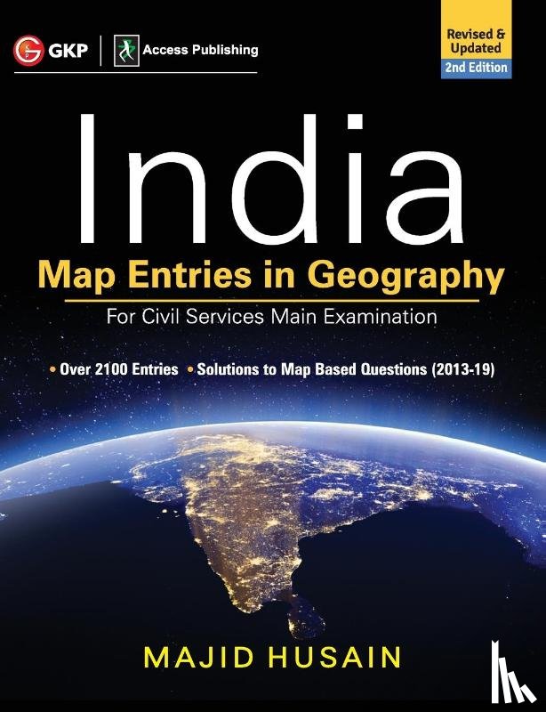 Husain, Majid - India Map Entries in Geography for Civil Services Main Examination