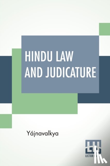 Yajnavalkya - Hindu Law And Judicature