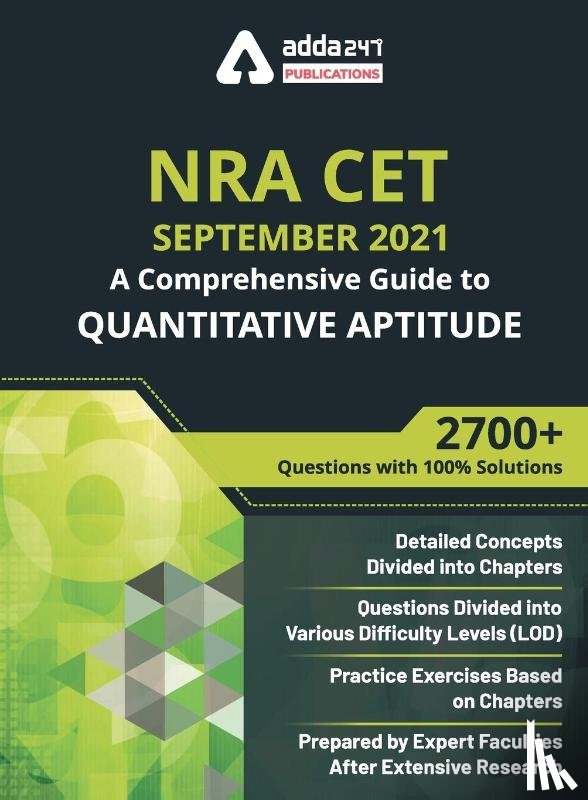 Adda247 - A Comprehensive Guide to Quantitative Aptitude for NRA CET Exam