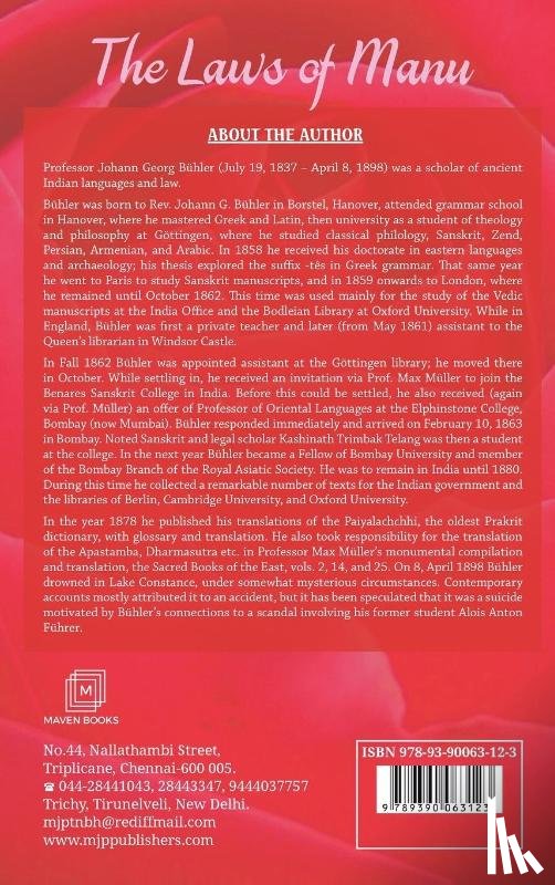 Bühler, G. - THE LAWS OF MANU