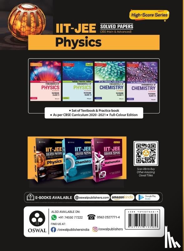 Oswal Publishers - IIT-JEE Solved Papers (Main & Advanced) - Physics