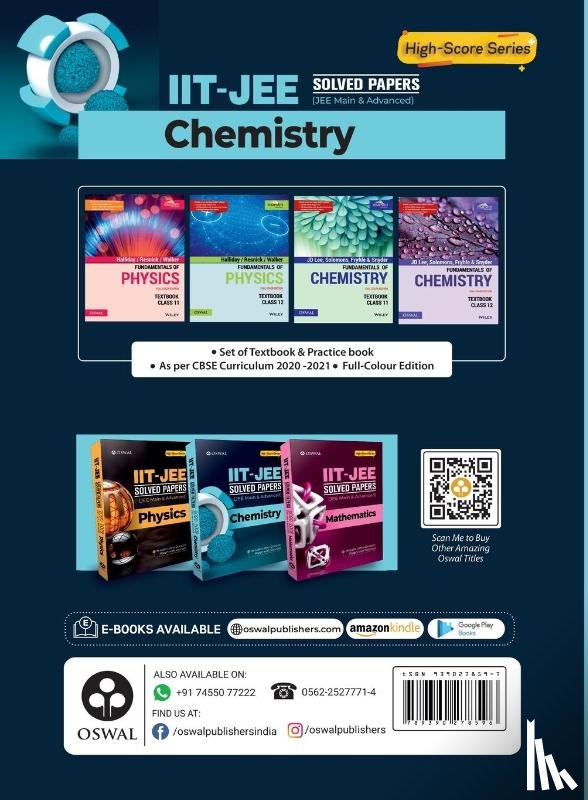 Oswal Publishers - IIT-JEE Solved Papers (Main & Advanced) - Chemistry