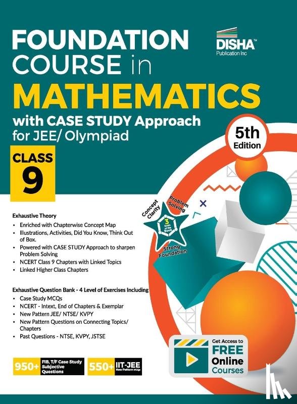 Disha Experts - Foundation Course in Mathematics with Case Study Approach for JEE/ Olympiad Class 9 - 5th Edition