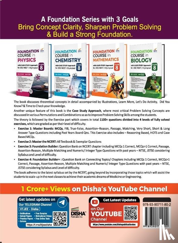 Experts, Disha - Foundation Course in Physics with Case Study Approach for Jee/ Neet/ Olympiad Class 85th Edition