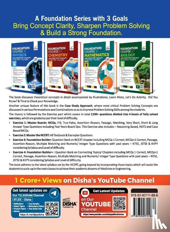 Disha Experts - Foundation Course in Physics with Case Study Approach for JEE/ NEET/ Olympiad Class 9 - 5th Edition