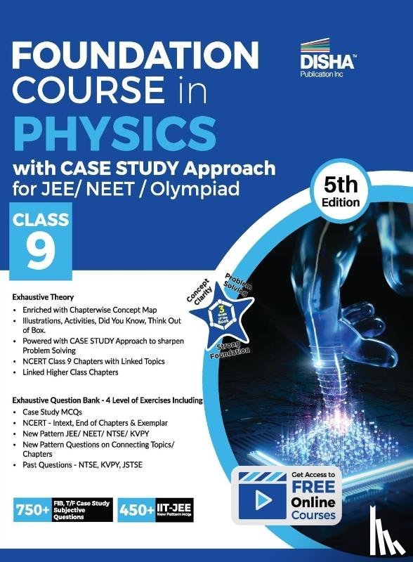 Disha Experts - Foundation Course in Physics with Case Study Approach for JEE/ NEET/ Olympiad Class 9 - 5th Edition