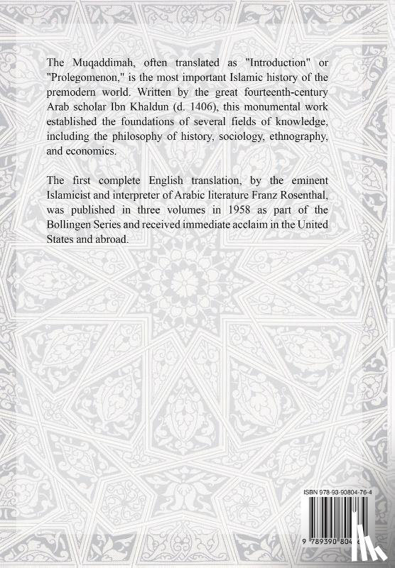 Khaldun, Ibn - The Muqaddimah
