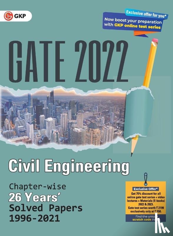 G K Publications (P) Ltd - Gate 2022 Civil Engineering 26 Years Chapter-Wise Solved Papers (1996-2021)
