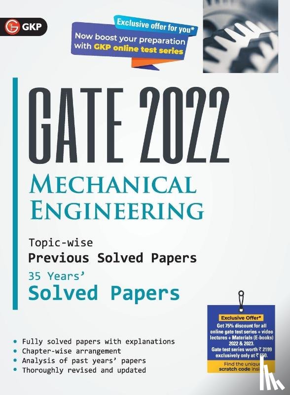 G K Publications (P) Ltd - Gate 2022 Mechanical Engineering - 35 Years Topic-Wise Previous Solved Papers