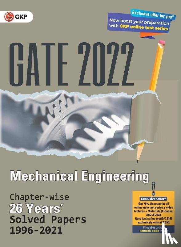 G K Publications (P) Ltd - Gate 2022 Mechanical Engineering - 26 Years Chapter-Wise Solved Papers (1996-2021)