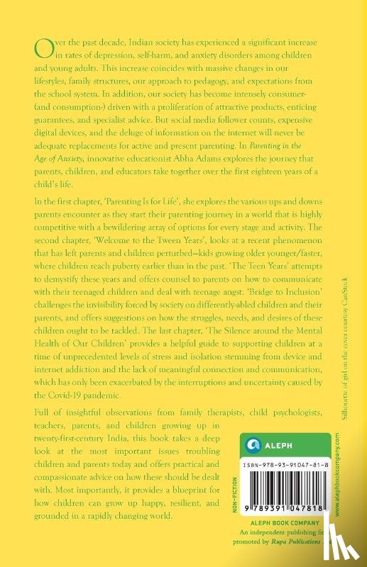 Adams, Abha - In Parenting in the Age of Anxiety