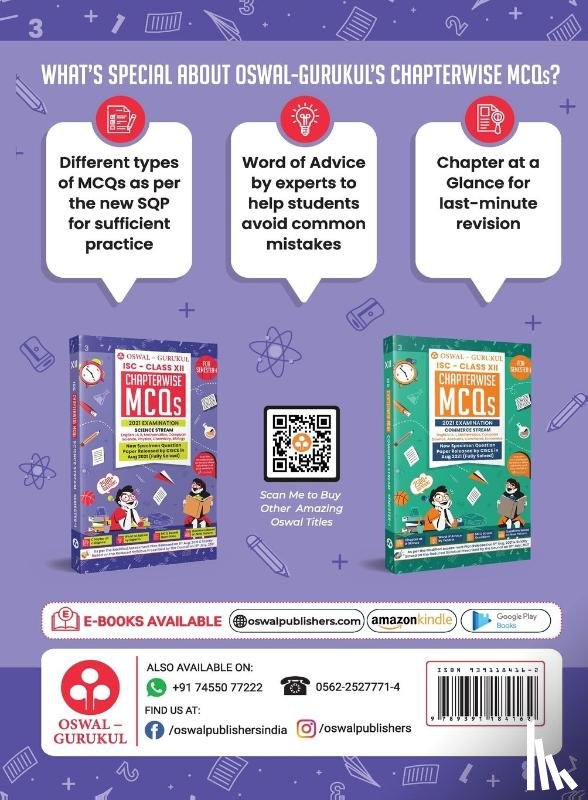 Oswal, Gurukul - Chapterwise MCQS Book for Science Stream