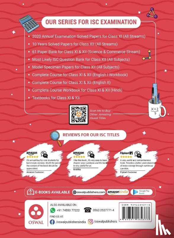 Oswal - Most Likely Question Bank for Mathematics