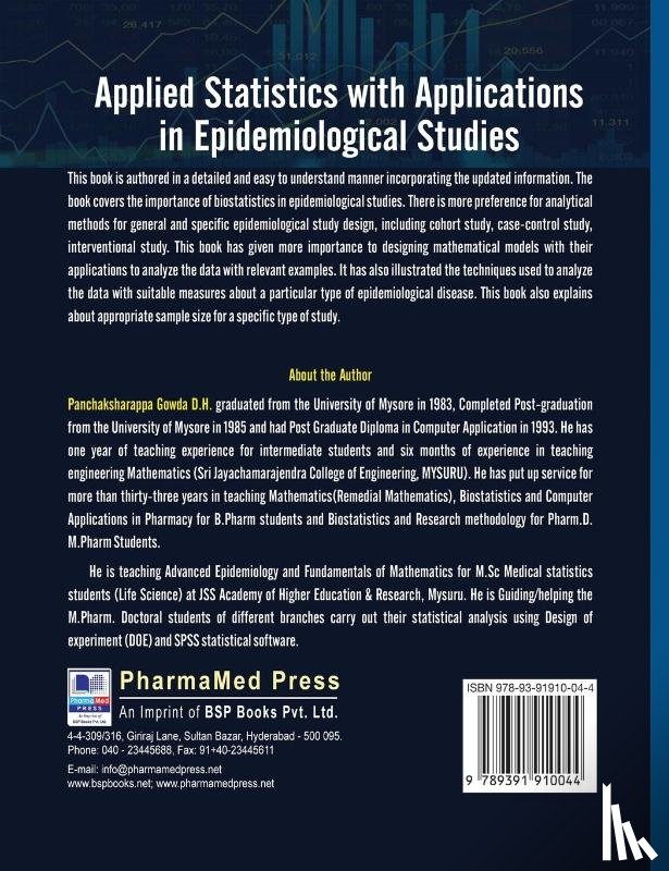 Gowda D H, Panchaksharappa - Applied Statistics with Applications in Epidemiological Studies