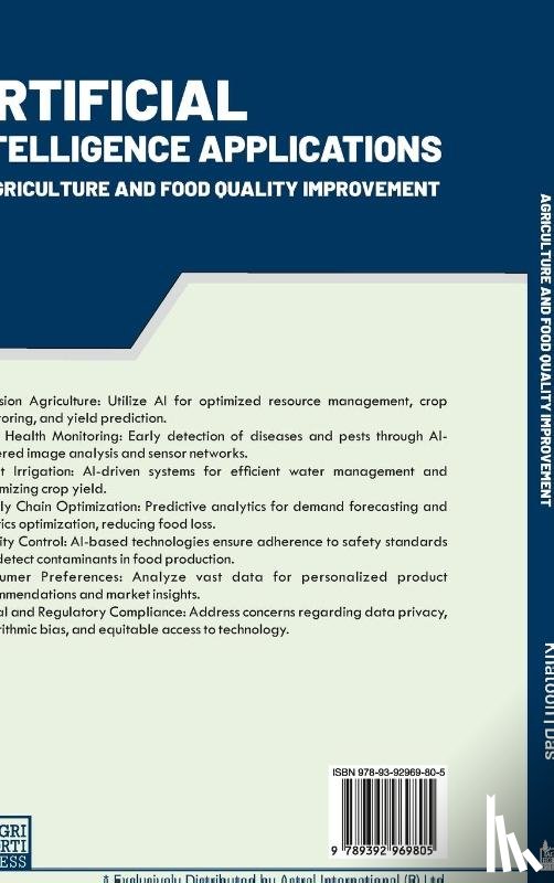 Khatoon, Shaheen, Das, Amanpreet - Artificial Intelligence Applications in Agriculture and Food Quality Improvement