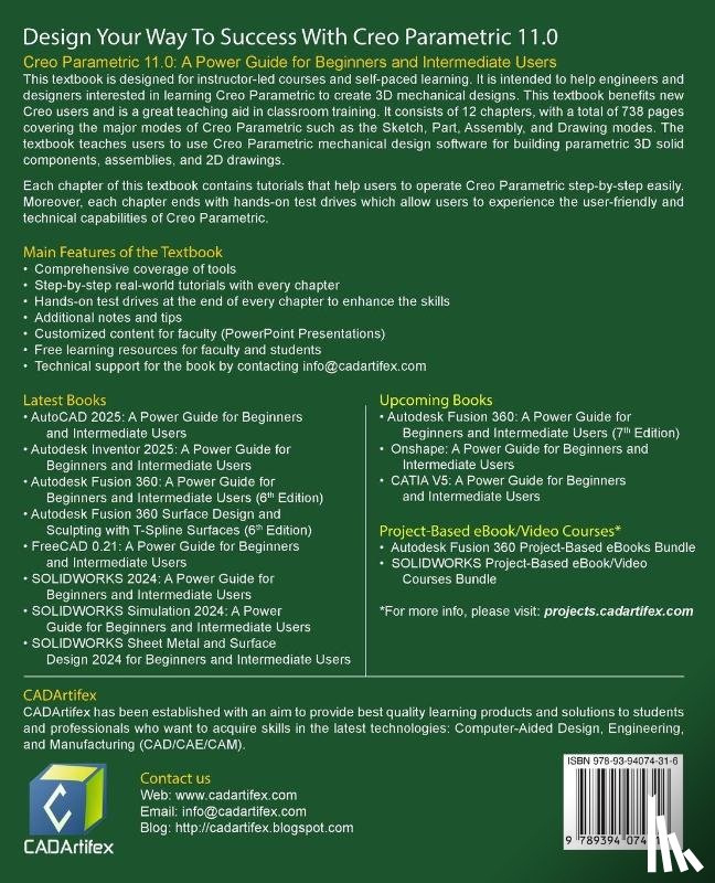 Cadartifex, Willis, John, Dogra, Sandeep - Creo Parametric 11.0