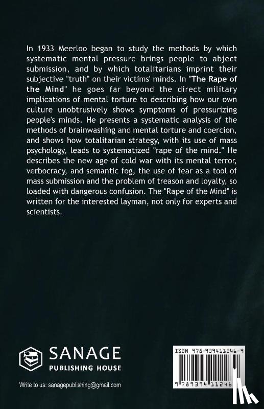 Meerloo, Joost Abraham Maurits - The Rape of the Mind