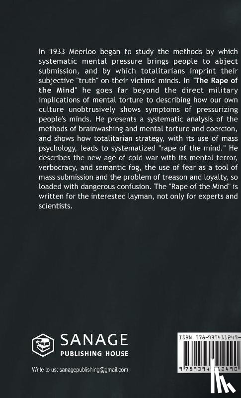 Meerloo, Joost Abraham Maurits - The Rape of the Mind