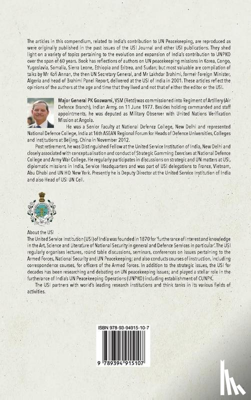  - India and UN Peacekeeping