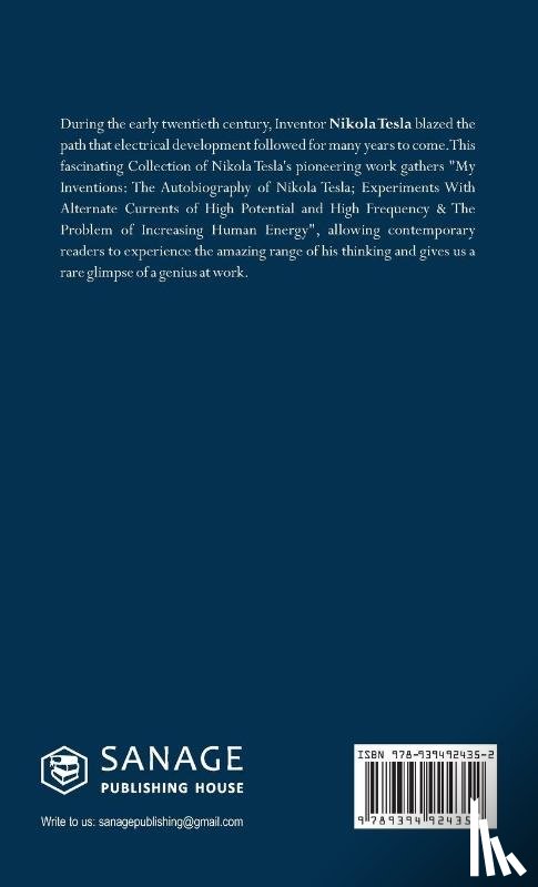 Tesla, Nikola - The Inventions, Researches, and Writings of Nikola Tesla