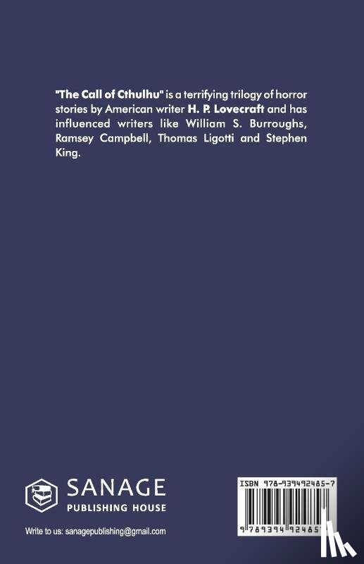 Lovecraft, H P - The Call of Cthulhu