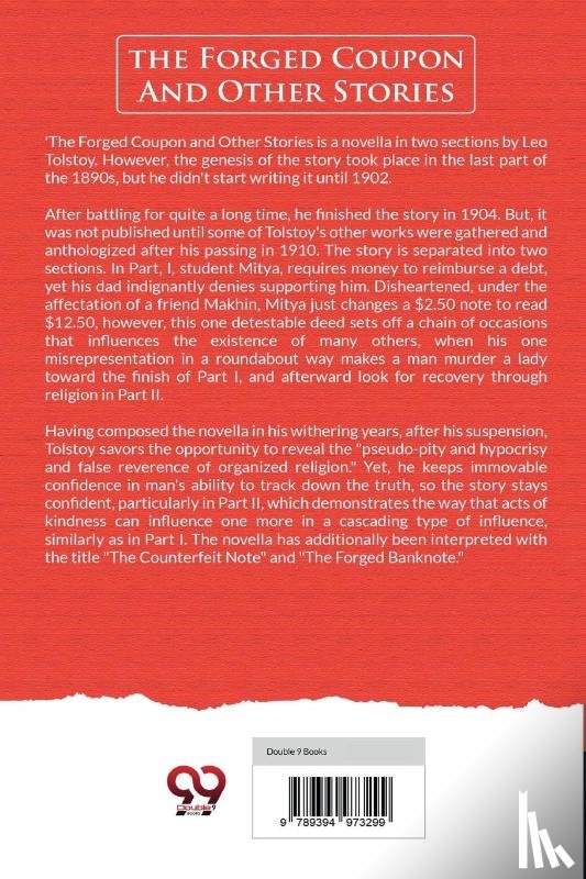 Tolstoy, Leo - The Forged Coupon And Other Stories