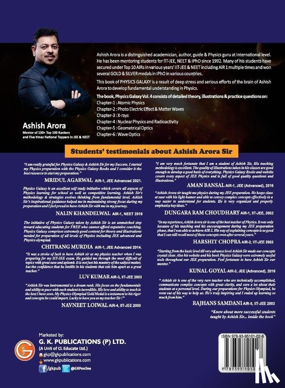 Arora?, Ashish - Gkp Physics Galaxy - Optics & Modern Physics for Jee (Main & Advanced)