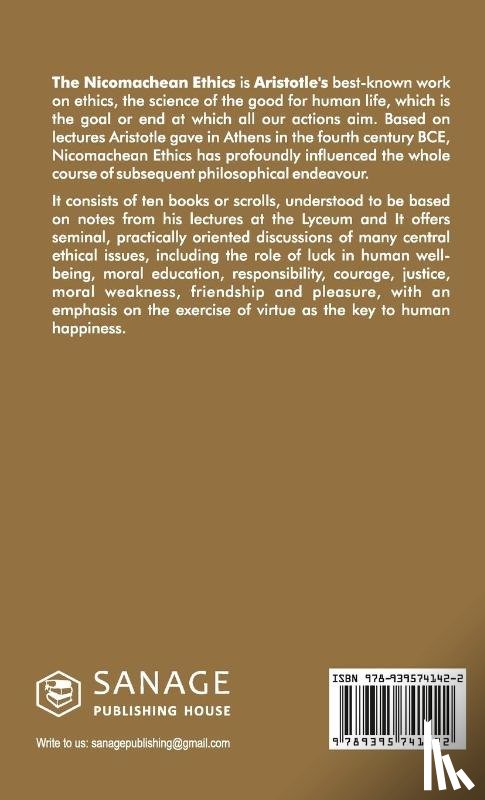 Aristotle - The Nicomachean Ethics
