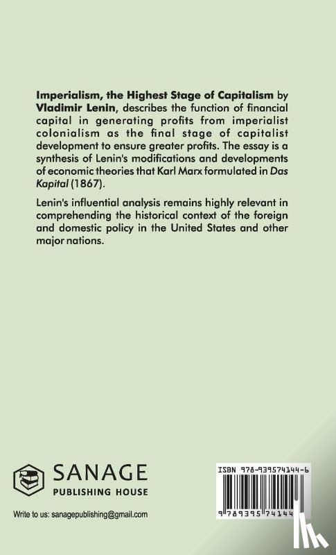Lenin, Vladimir Ilich - Imperialism the Highest Stage of Capitalism