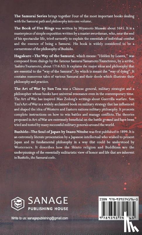 Musashi (Author), Miyamoto, Tsunetomo (Author), Yamamoto, Tzu (Author), Sun - The Samurai Series