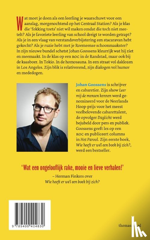 Goossens, Johan - Jongens, ik wil nu toch écht beginnen
