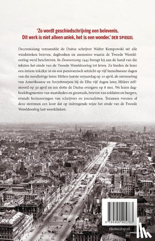 Kempowski, Walter - Zwanenzang 1945