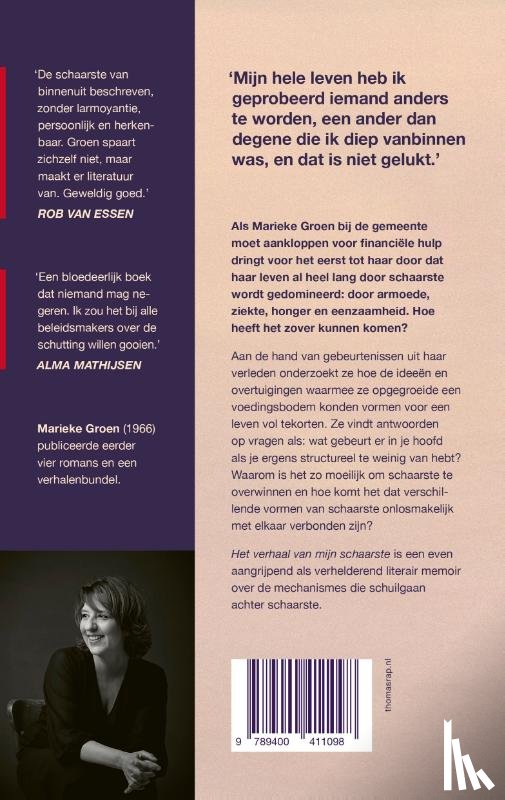 Groen, Marieke - Het verhaal van mijn schaarste