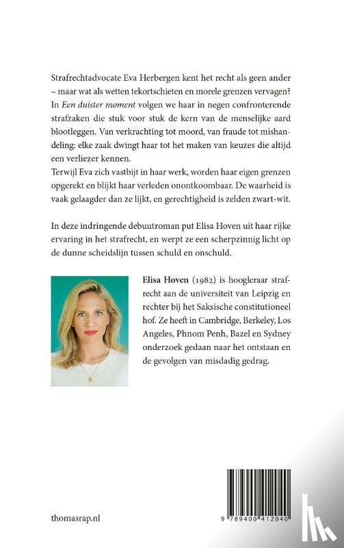 Hoven, Elisa - Een duister moment
