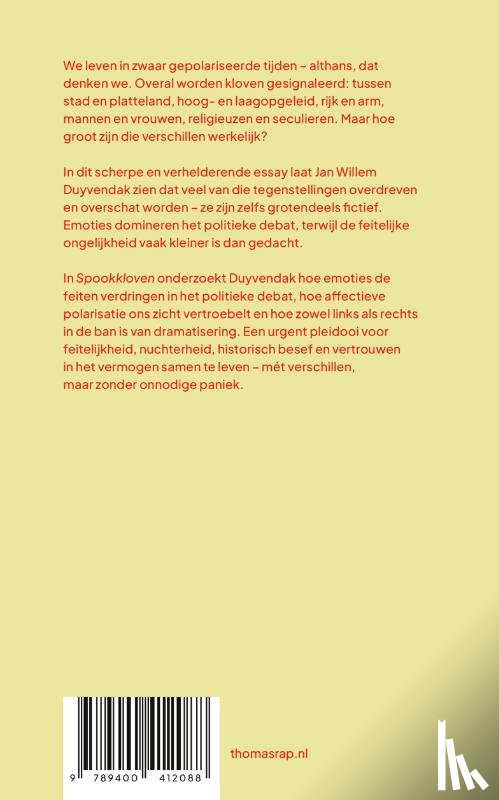 Duyvendak, Jan Willem - Spookkloven