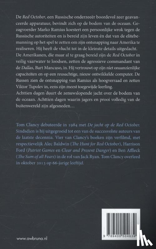 Clancy, Tom - De jacht op de red October