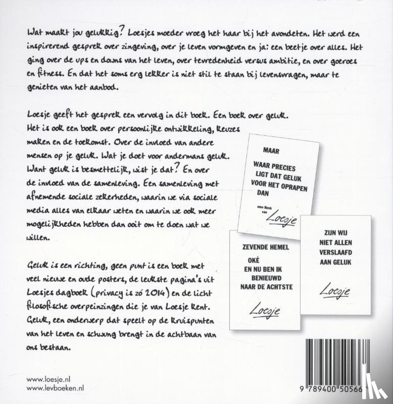 Loesje - Geluk is een richting, geen punt