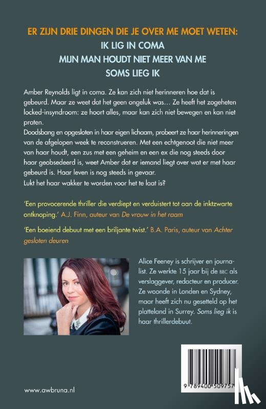Feeney, Alice - Soms lieg ik